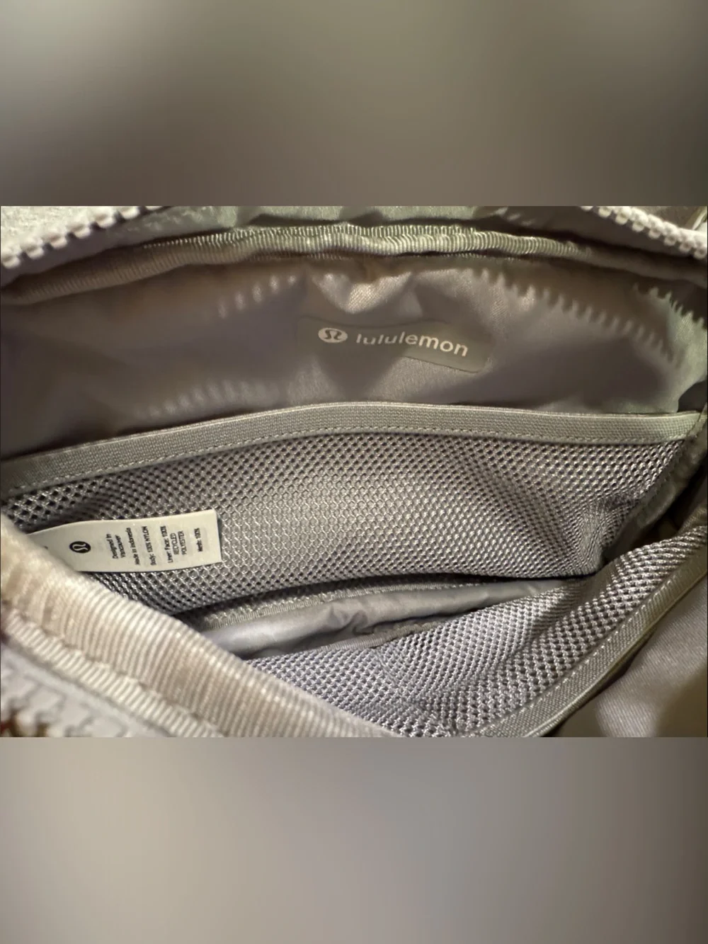 lululemon athletica Light Gray Everywhere Belt Bag Large New With Tags